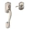 Schlage Schlage Camelot Satin Nickel Handleset Right or Left Handed FE285GCAM619ACC - alternate 1